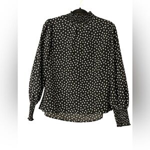 Sanctuary long sleeve daisy print blouse